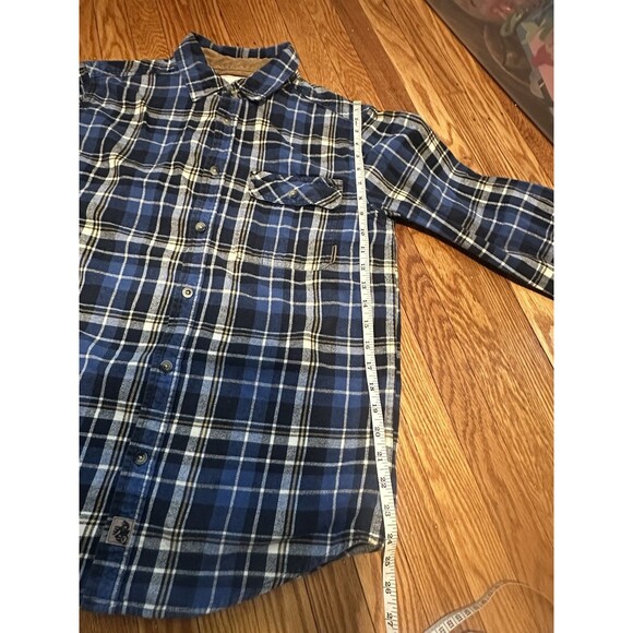 Legendary Whitetails The Original Buck Camp Flannel Men Med Plaid Corduroy Cuffs - Picture 5 of 5